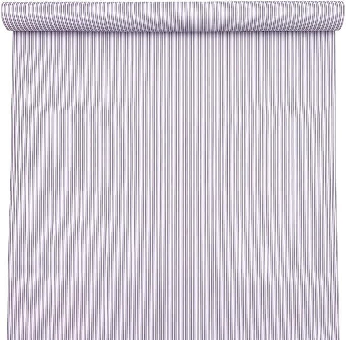 Yifely Blue White Stripes Shelf Liner Drawer Units Decor Sticker Self-Adhesive - Image 2