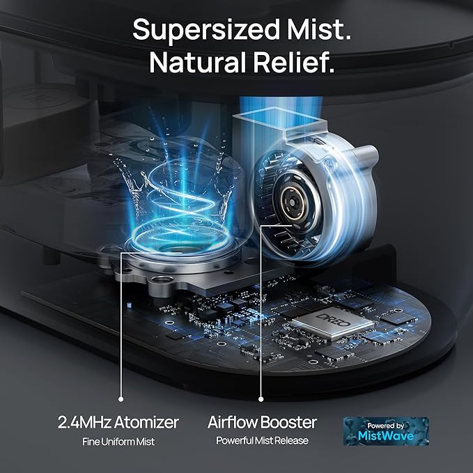 Dreo Humidifiers for Bedroom, 4L Top Fill for Large Room, 36H Runtime, 28 dB - Image 9