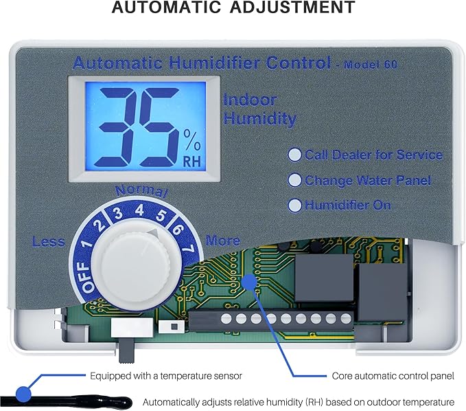 60 Whole House Humidifier Control Humidistat - Image 2