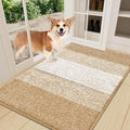 Smiry Dog Door Mat for Muddy Paws, Absorbs Moisture and Dirt, Low-Profile by Smiry