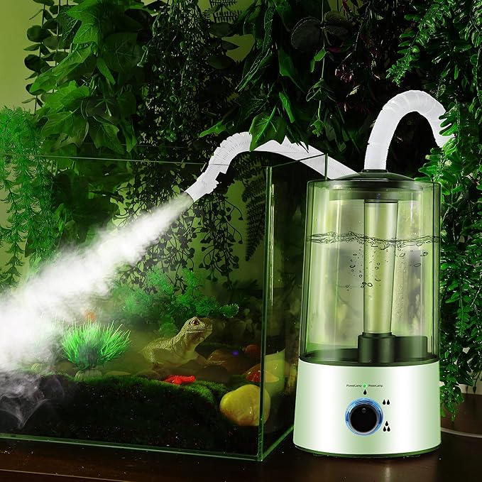 Dreyoo Reptile Humidifier Fogger, 4L Cool Mist Fog Mister - Image 2