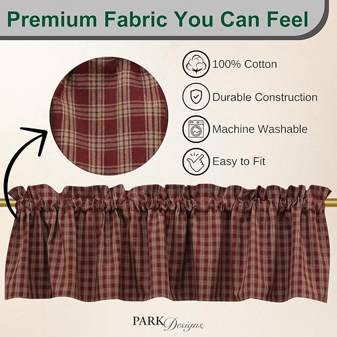 Park Designs Farmhouse Kitchen Valances - Image 2