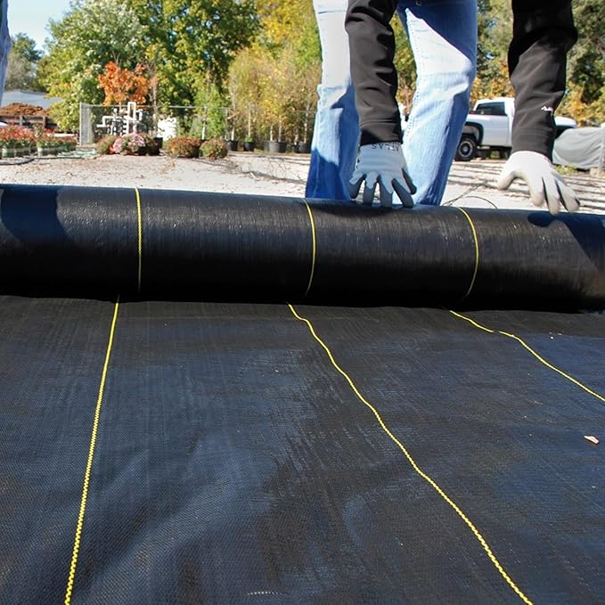 Dewitt 9-Pack Sunbelt Weed Barrier Fabric 3.2 oz, 4 x 300 Feet – Heavy-Duty - Image 9