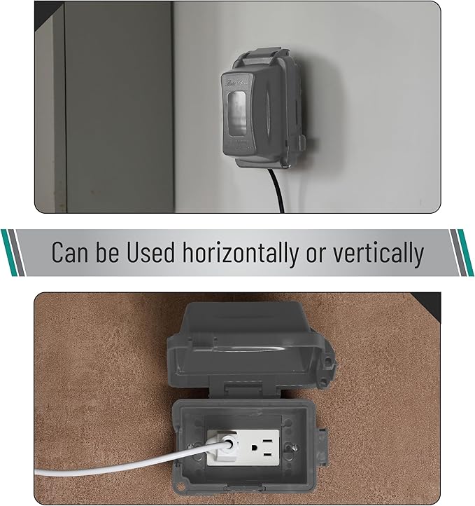 Bates- Weatherproof Electrical Outlet Cover, Outdoor Plug Cover - Image 7