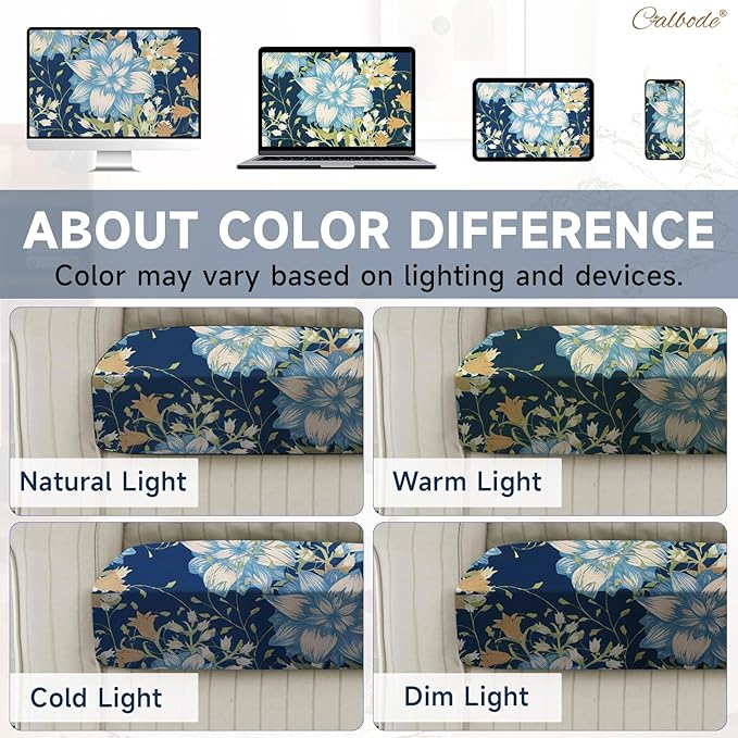12Pcs Stretch Patio Cushion Cover, Printed Couch & Sofa Slipcovers - Image 6