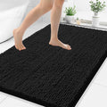 Smiry Luxury Chenille Bathroom Rugs 48x32, Extra Soft and Absorbent Shaggy Bath by Smiry