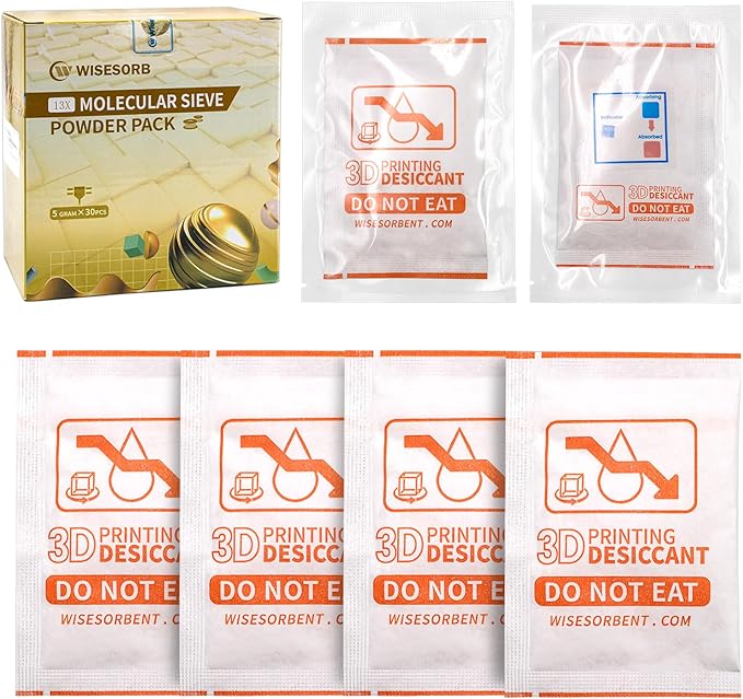30Pcs 5 Gram 13X Molecular Sieve Powder Packs by Wisesorb