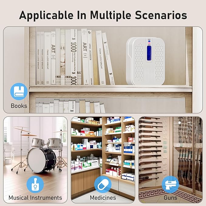 Rechargeable Small Dehumidifier, Portable Mini Dehumidifier - Image 5