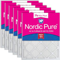 Nordic Pure 12x24x1 Tru Mini Pleat MERV 11 AC Furnace Air Filters 6 Pack | by NordicPure