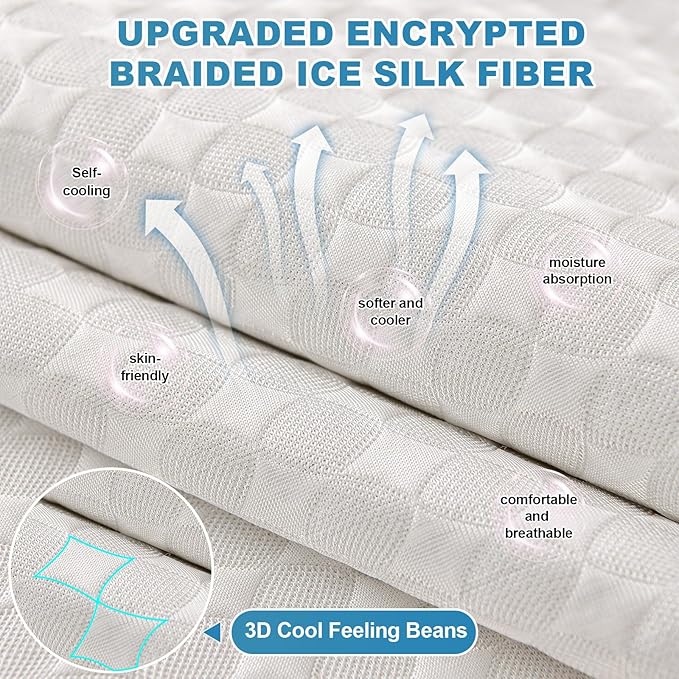 OTOB Cooling Dog Couch Cover Ice Silk Fiber, Washable & Non Slip Sofa - Image 3