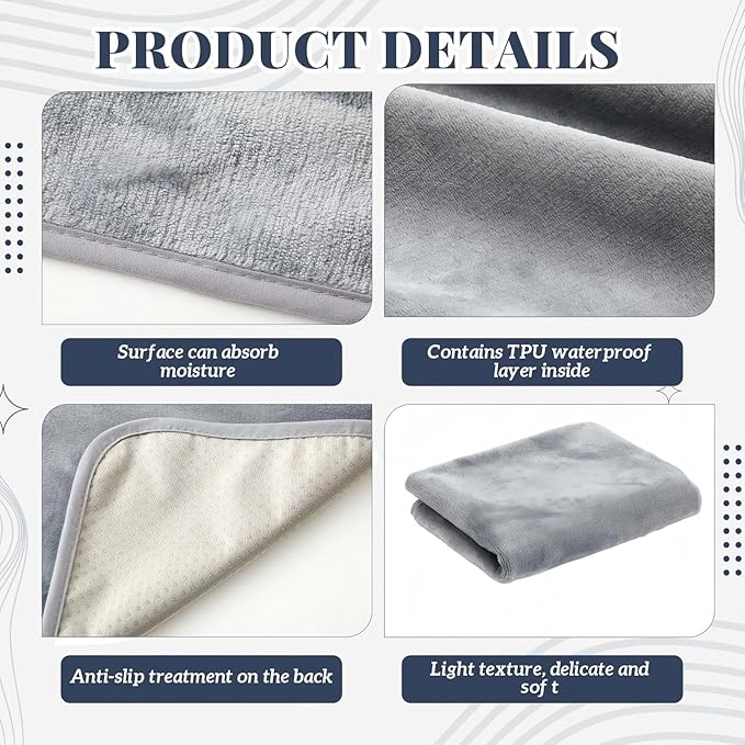 1 Pcs Couples Waterproof Mat Lover Reusable Stainproof Blanket Quiet Easy Use - Image 3