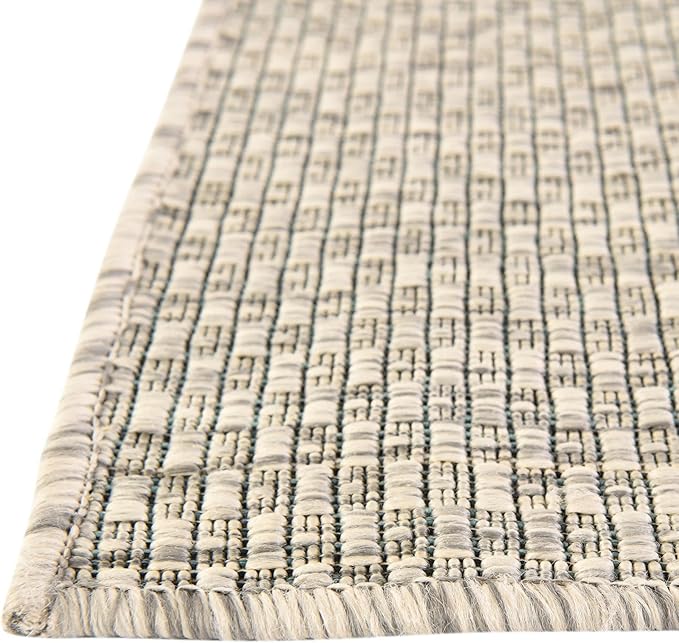Unique Loom Collection Casual Transitional Solid Heathered Indoor/Outdoor - Image 9