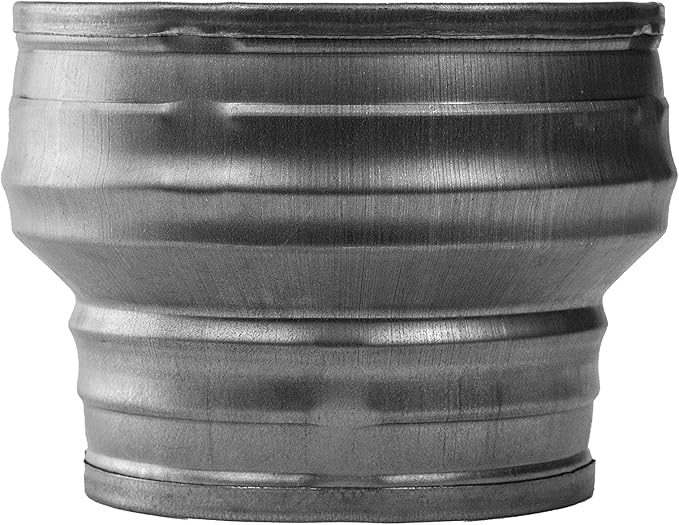Vent Systems 4" Inch to 3" Inch Duct Reducer – Galvanized Steel HVAC Pipe - Image 6