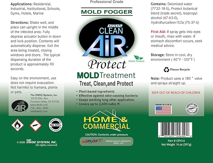 Protect™ Home & Commercial Mold-Treatment Plant-Based Mold-Odor Remover Fogger - Image 4