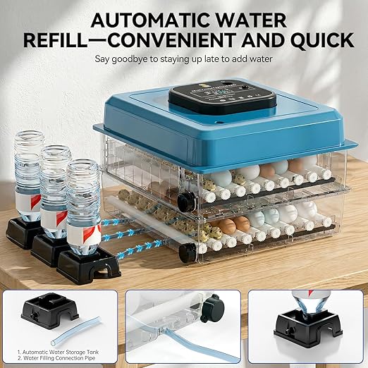 Incubators for Hatching Eggs, 136 Eggs Incubator Digital Poultry Hatcher - Image 7