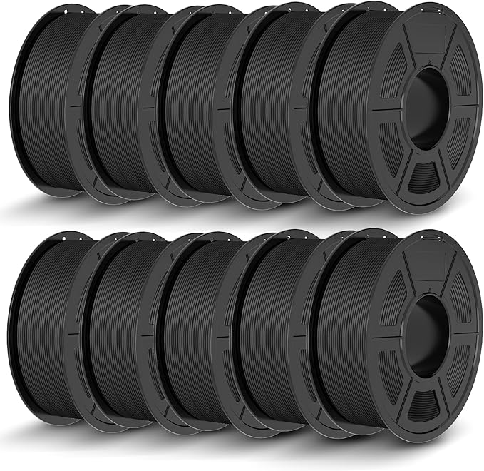 TECBEARS Matte PLA Filament 10kg, PLA Matte 3D Printer Filament 1.75mm by TECBEARS