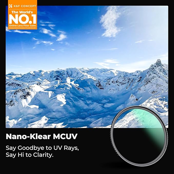 K&F CONCEPT 62mm MC UV Lens Protection Filter - Image 2