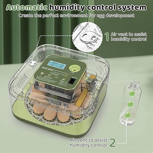 Incubators for Hatching Eggs 12 Egg Digital Egg Incubator Precision Auto Temp - Image 6