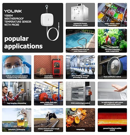 YoLink Weatherproof Fluid, Surface Extreme High/Low Temperature Sensor - Image 4
