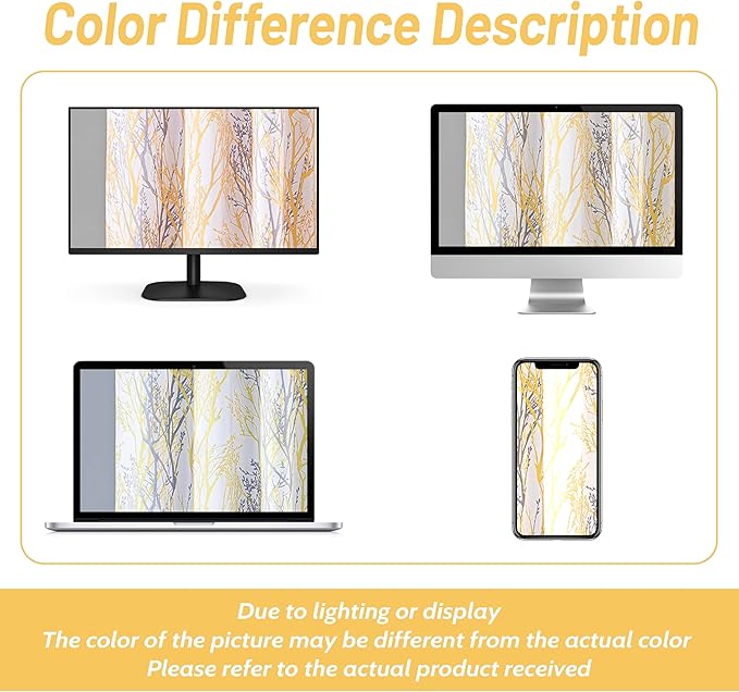 DriftAway Tree Branch Blackout Curtains Double Layer 96 Inches Long - Image 9