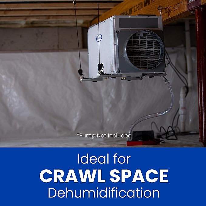 AprilAire E070W Smart Wi-Fi Crawl Space Dehumidifier, 70-Pint Commercial - Image 13