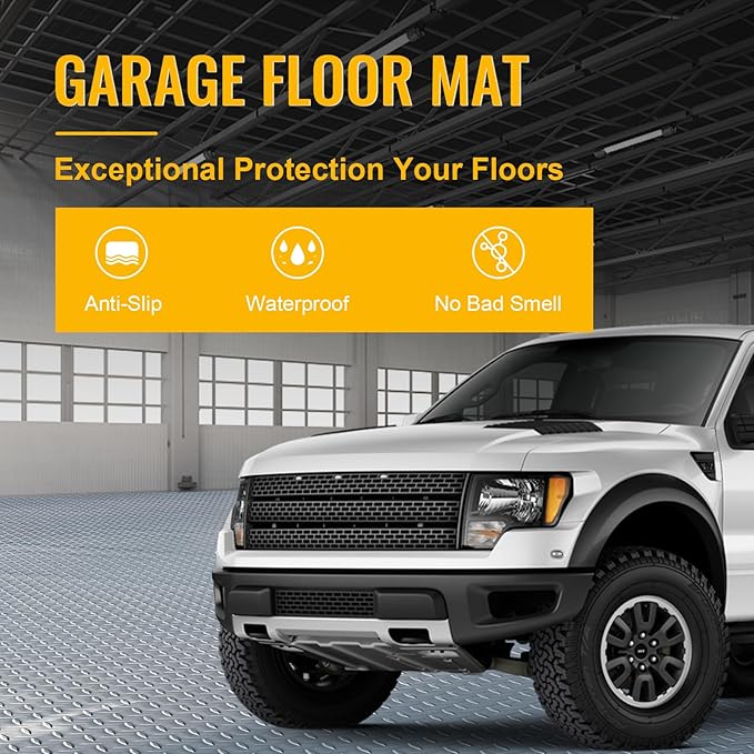 8x25 FT Garage Floor Mat, 2.8mm Thickened Flooring Roll - Image 5