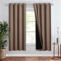 NICETOWN Living Room Completely Shaded Drapery, Privacy Protection & Noise by NICETOWN