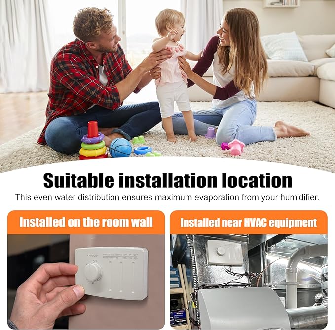 4655 Manual Whole House Humidifiers/Wall Mounted Humidifier Control Humidistat - Image 4