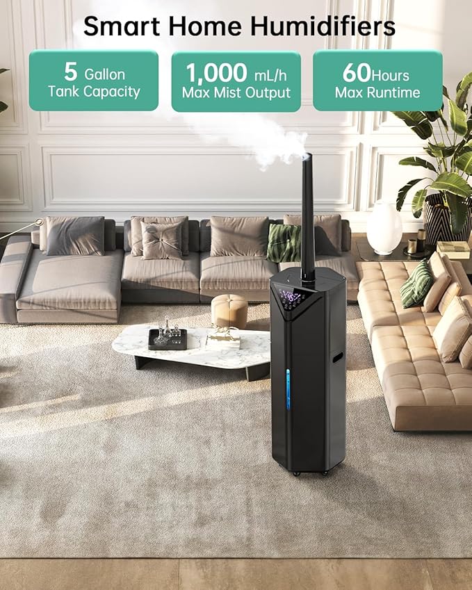 5Gal Humidifiers for Bedroom Large Room up to 2800ft², APP/Remote Control - Image 4