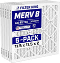 Filter King 11.5x11.5x2 Air Filter Dust & Allergy Control AC Furnace Filters by FilterKing