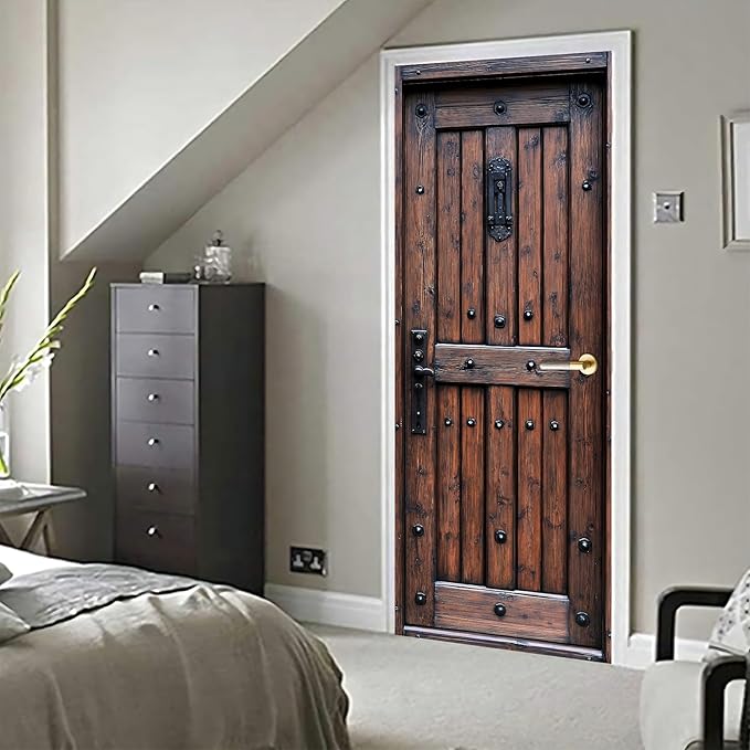 3D Door Stickers, Peel and Stick Vinyl Wallpaper, Self-Adhesive Mural - Image 6