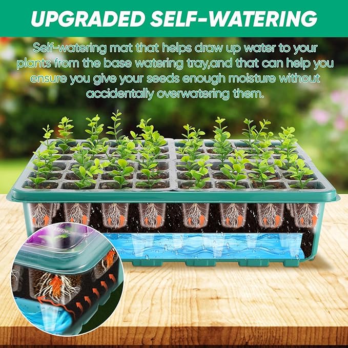 96 Cells Self-Watering Seed Starter Tray - Image 3