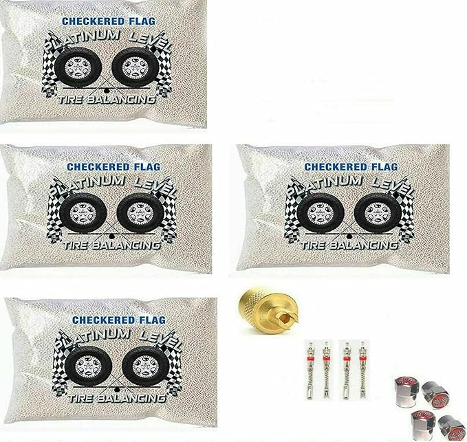 Checkered Flag Tire Beads Tire Balancing Beads, 4oz Bags, 16oz/Set Suitable - Image 6