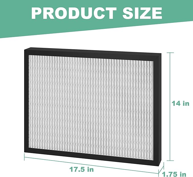 14 x 17.5 x1.75 MERV 13 Replacement Dehumidifier Filter Compatible - Image 2