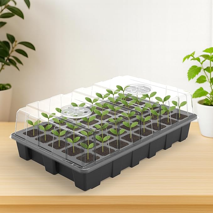 Gardzen 5-Set Seed Starter Tray Kits, Durable Plant Germination Trays - Image 7