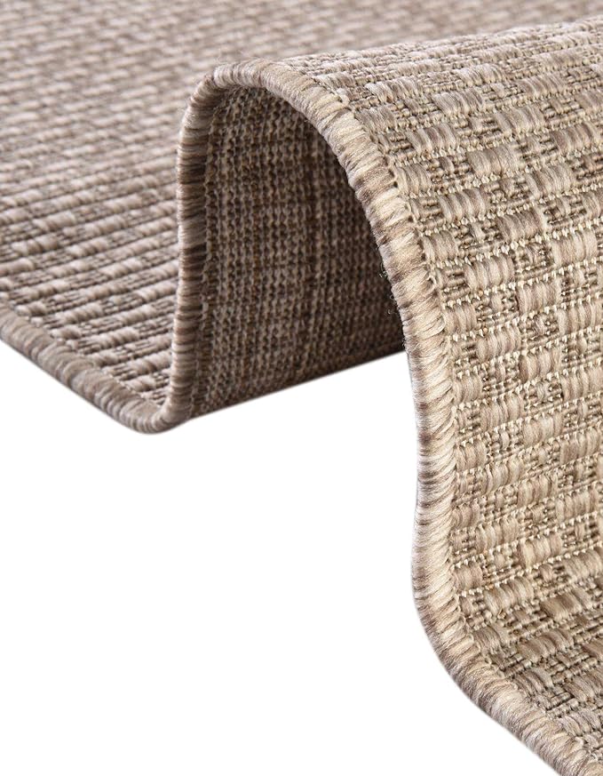 Unique Loom Collection Casual Transitional Solid Heathered Indoor/Outdoor - Image 3