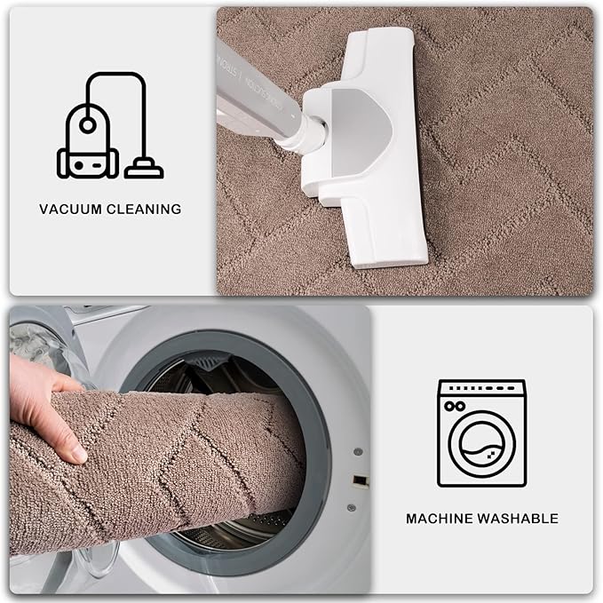 PURRUGS Dirt Trapping Door Mat 34" x 59", Non-Slip Machine Washable Entry Rug - Image 7