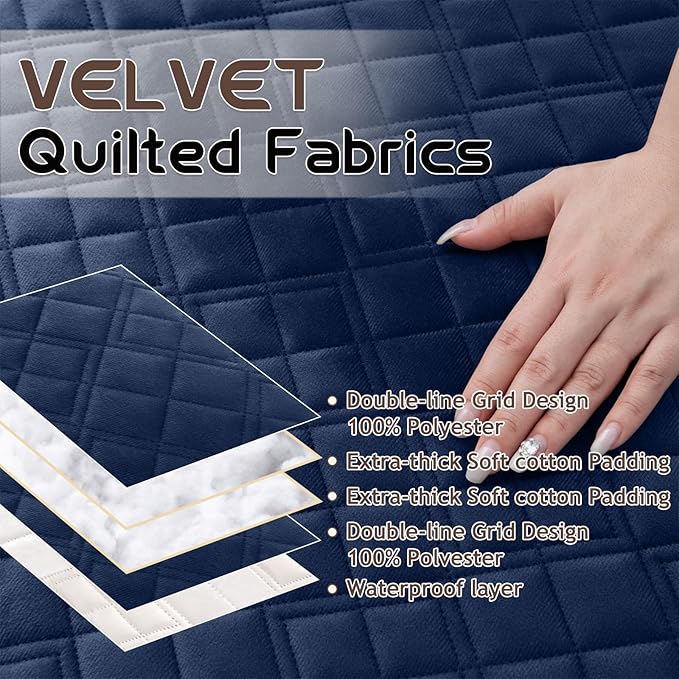Arfntevss Waterproof Recliner Sectional Couch Covers - Image 3