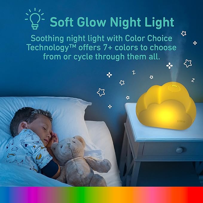 Pure Enrichment PureBaby Cloud Ultrasonic Cool Mist Humidifier Quiet Variable - Image 3