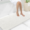Smiry Luxury Chenille Bathroom Rugs 47x20, Extra Soft and Absorbent Shaggy Bath by Smiry