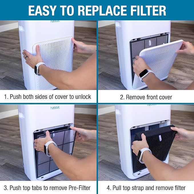 Habitat 280a Air Purifier Replacement Filter, HEPA 13, Activated Carbon - Image 5