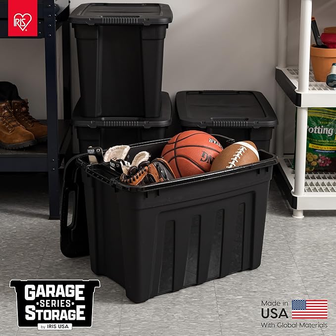 IRIS USA 20 Gallon Heavy Duty Storage Totes - Image 3