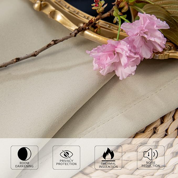 MYSKY HOME Blackout Door Curtains - Image 4
