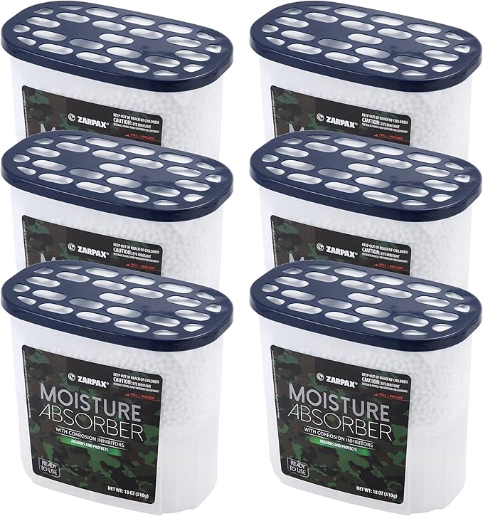 Moisture Absorber Corrosion Inhibitors Gun & Gear 17.6 oz/500g | Removes by Zarpax