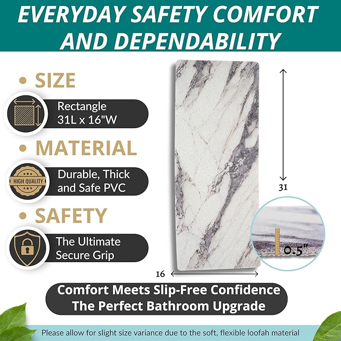 Non Slip Bathtub Mat Shower Mat - Image 3
