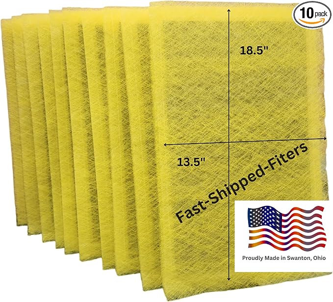 Fast-Shipped-Filters 10 Pack 15x21 Replacement Filter Pads Compatible by Unknown
