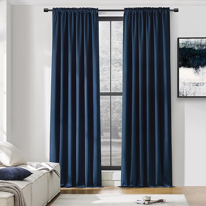 DONREN 108 Inches Long Curtains by DONREN