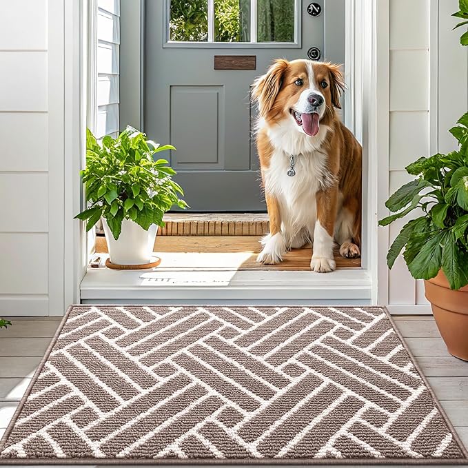 OLANLY Large Indoor Door Mat, 59x35 Inch, Dirt Resistant and Absorbent - Image 6