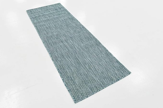Unique Loom Collection Casual Transitional Solid Heathered Indoor/Outdoor - Image 5