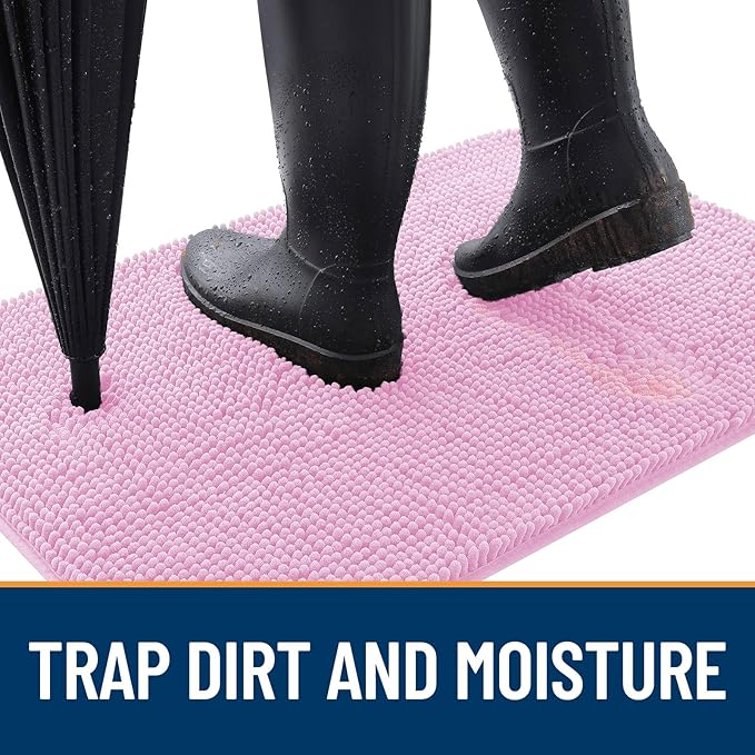 OLANLY Dog Door Mat for Muddy Paws 24x16, Absorbs Moisture and Dirt, Absorbent - Image 2